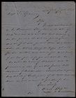 Letter from W. J. Bryce to Captain Thomas Sparrow